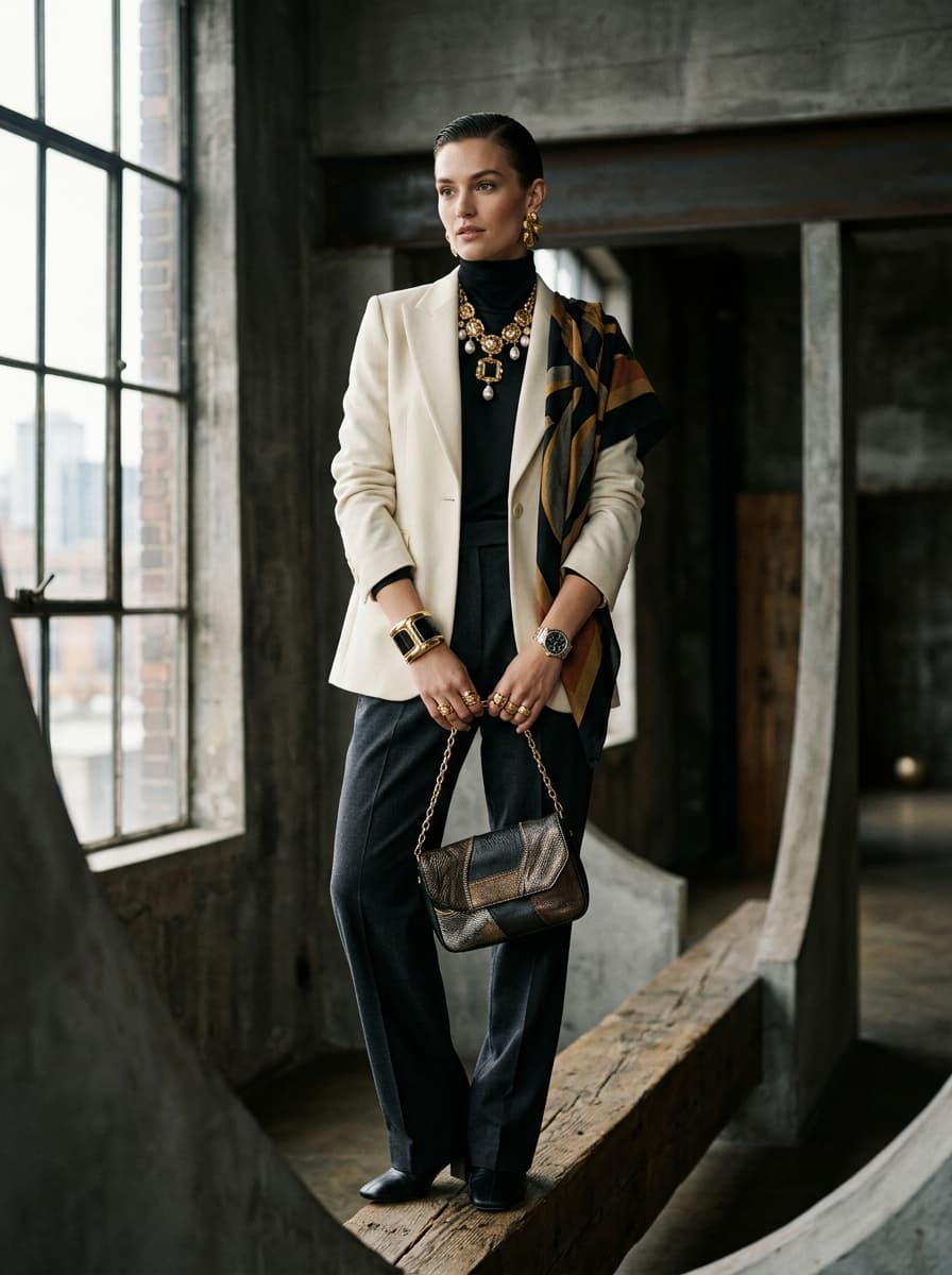 Balancing Act: How to Mix Maximalist Accessories with Minimalist Basics