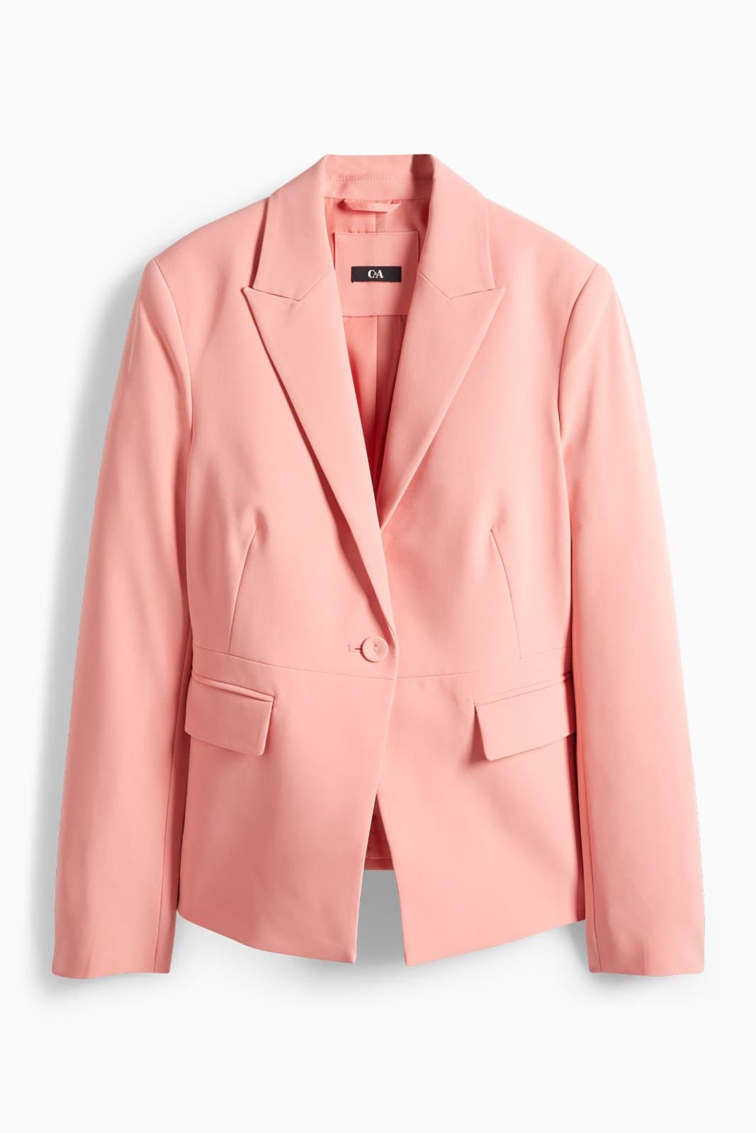 Pink Spring Business Casual Blazer