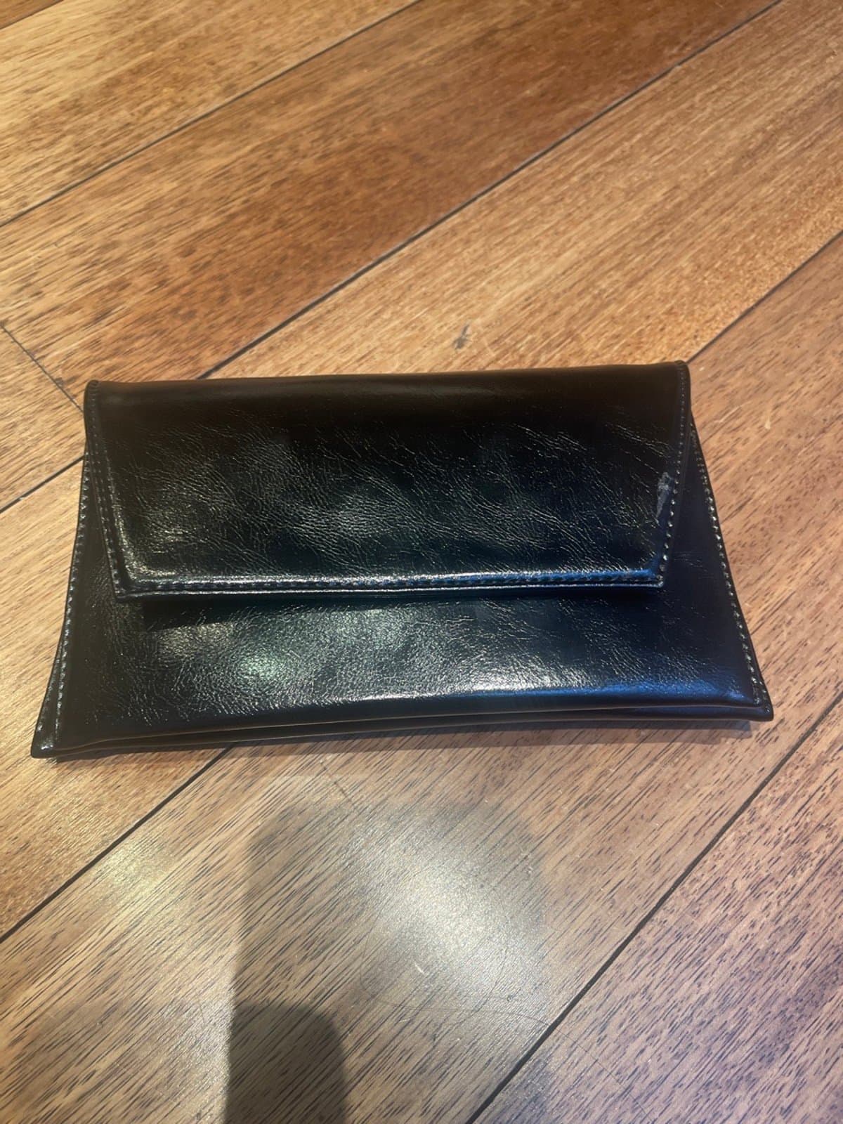Jet-black All-Season Smart Casual Clutch
