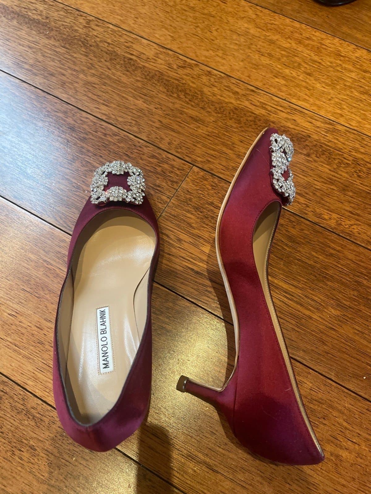 Burgundy All-Season Formal Heels Pumps