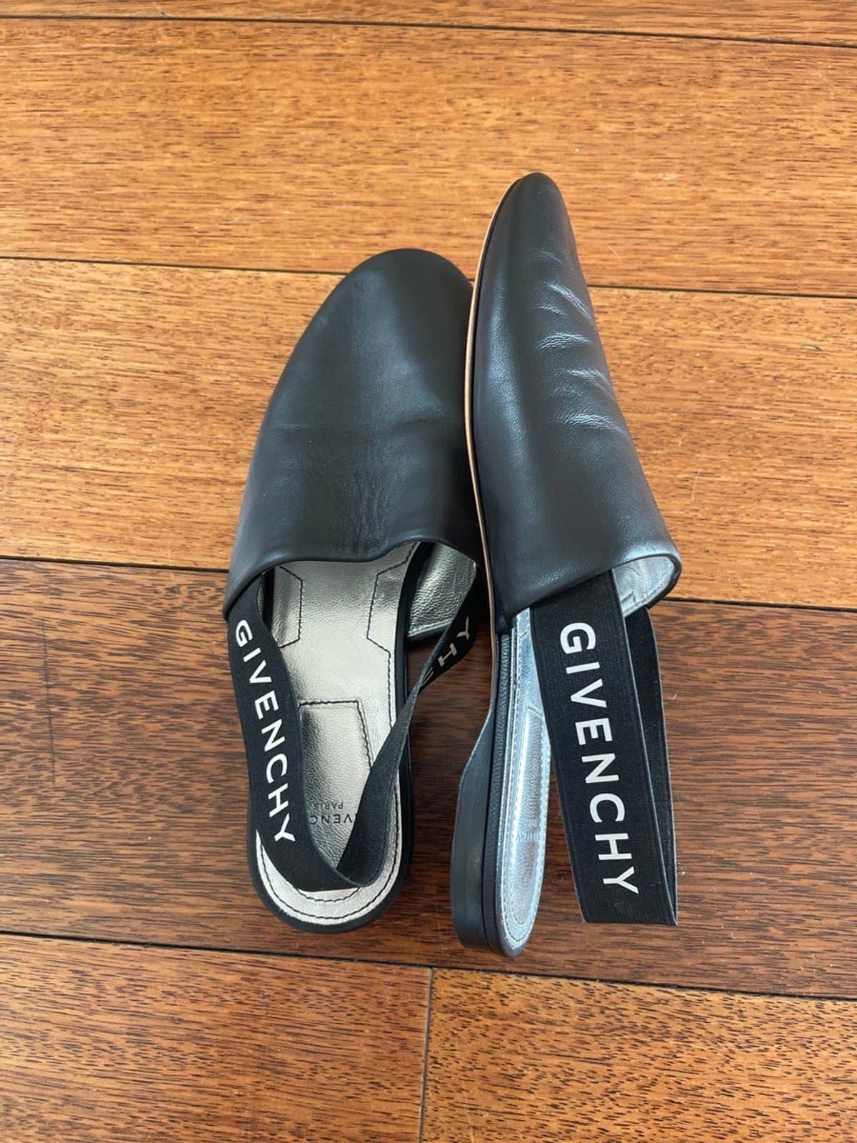 Jet-black Spring Smart Casual Mules