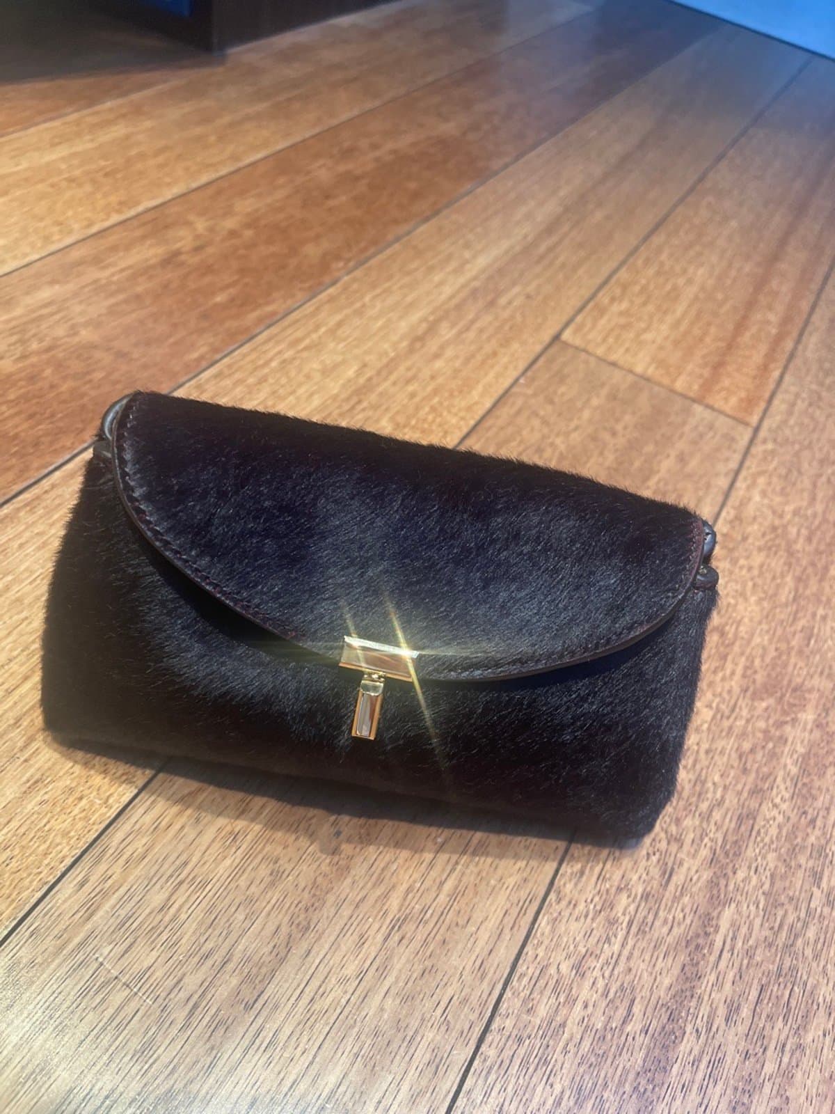Jet-black Autumn Smart Casual Clutch