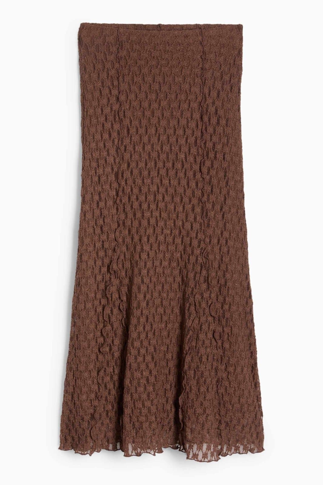 Lace Brown Skirt